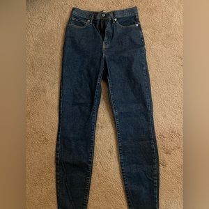 Only worn once!! Brand new Everlane High Waisted Jeans
